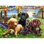 Puzzle Catei La Picnic, 100 Piese Ravensburger - 1